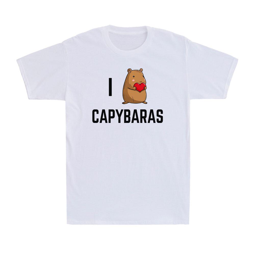 I Love Capybara T-Shirt Funny Cute Capybara Animal Gift Men s T-Shirt S разноцветный