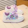 2024 New Girls Casual Sport Shoes Versatile Lace Flowers Unique Children Fashion Cute Princess Sneakers Drop Shipping Kids Shoes