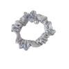 Korean Satin Pearl Crystal Hair Tie: Elegant Fabric Scrunchie for Ponytails