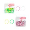 32Pcs Portable Book Rings Smooth Polished Plastic Binder Circles for Daily Notebook Use Easy Page Turning Household Paper Supply