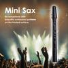 Mini Pocket ABS Bb Saxophone with Alto Mouthpiece 5 Reeds Woodwind Instruments Mini Saxophone Portable Little Saxophone