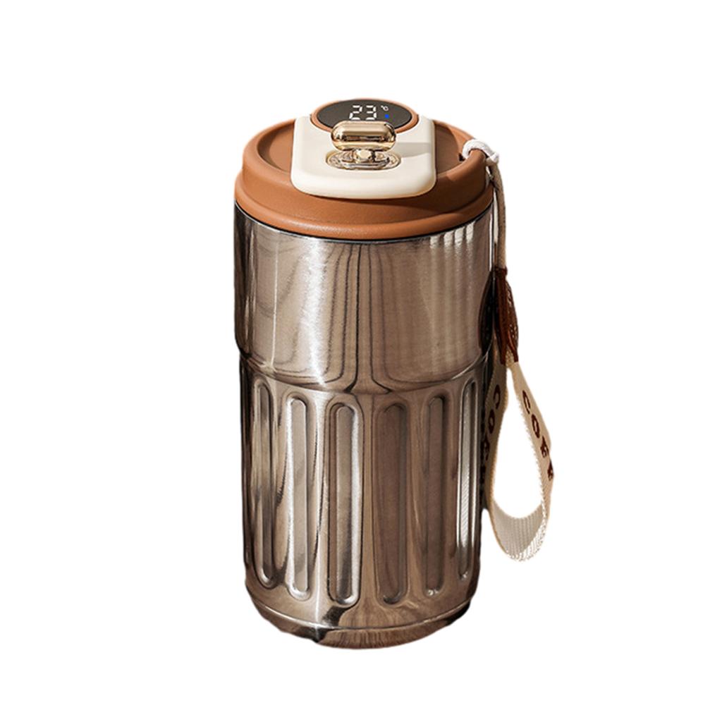 Personalized Digital Display Thermal Mugs Reusable Heat-Resistant Bottle For Camping Picnic