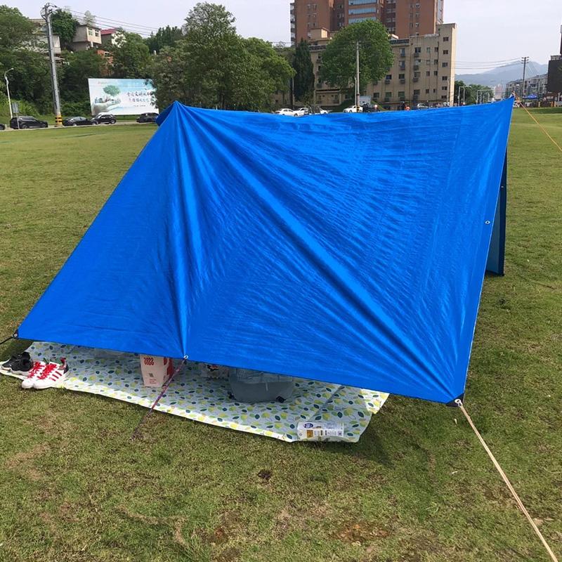 PE Waterproof Tarpaulin Garden Large Tarp Rainproof Sunshade Net Canopy Camping Shed Sunshelter Truck Tarp Cover Pergola 4Colors