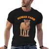 Human Farm T-Shirt Anime Tshirt Funny T Shirts Cotton T Shirts for Man Cotton Funny T-shirt