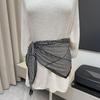 Premium Women's Summer Cotton & Linen Triangle Scarf - Versatile Lightweight Shawl