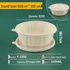 Youhe Youmi Biodegradable Round Disposable Lunch Boxes with Lids