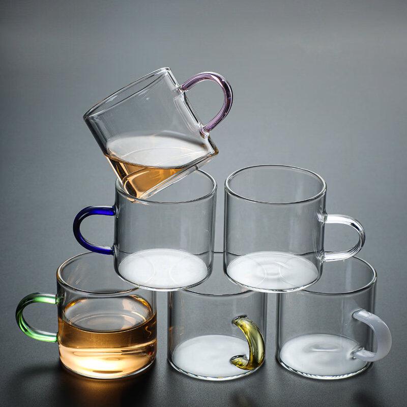 ZISIZ Thickened Heat-Resistant Glass Tasting Cup