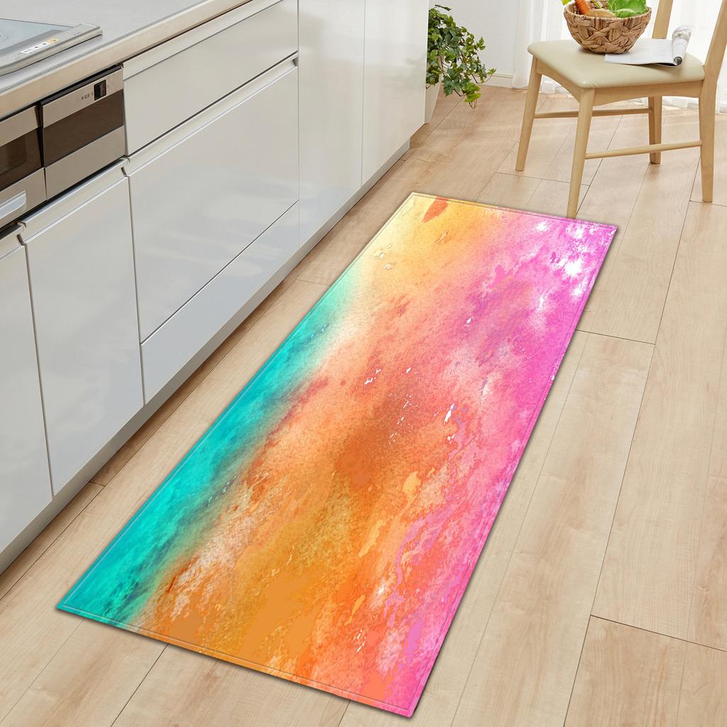Kitchen Strip Gradual Change Floor Mat Doormat Carpet Foot Pad Fixed Zhi