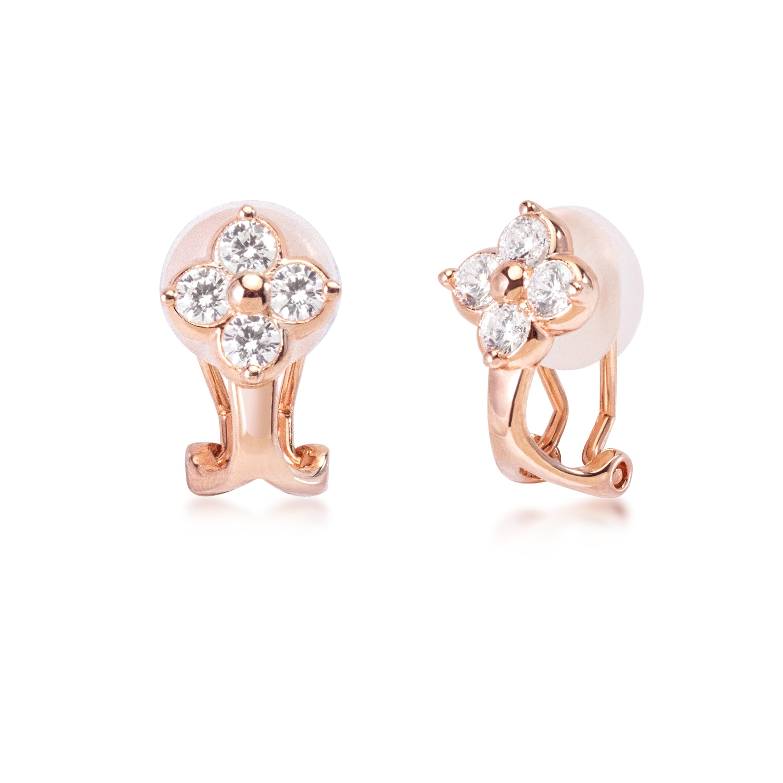 

Серьги для декабря Розовое Серебро Гипоаллергенные Для Повседневной Носки Подарки на День Рождения FH.bird Женские, Популярные, Камень Рождения, Золото, Счастливый Четырехлистный Клевер , 925,