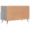 TV Cabinet Gray Sonoma 80 x 36 x 50 cm Particleboard