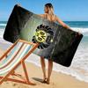 Borussia Print Beach Towel, Large Soft Quick Dry Towel for Beach Camping Swimming