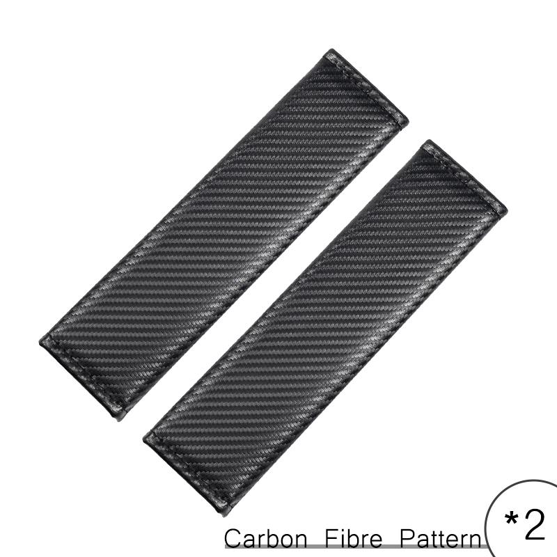 

2Pcs Carbon Fiber Car Shoulder Pads Universal Car Shoulder Pad Cover Car Shoulder Belt Seat Pad Auto Interior Accessories