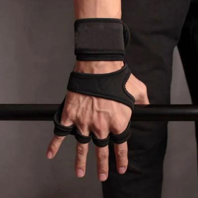 Rutschfeste Halbfinger-Trainingshandschuhe Gewichtheben Fitness Sport Bodybuilding Gymnastik Griffe Gym Handflächenschutzhandschuhe