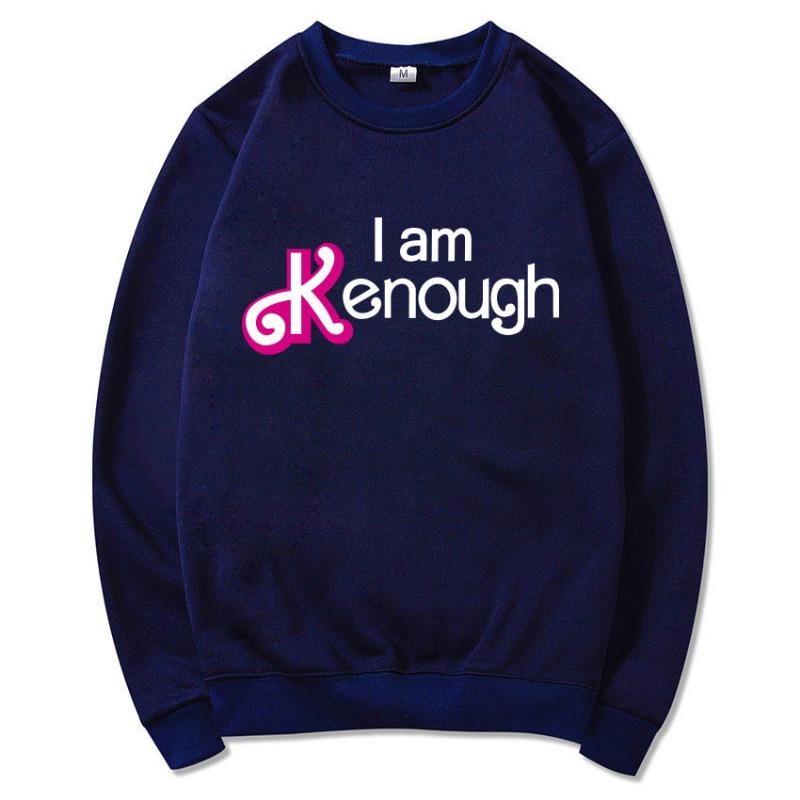 

Осень-зима Толстовка с капюшоном с надписью I AM KENOUGH для мужчин и женщин, модная свободная повседневная кофта с длинными рукавами, пуловеры и женские кофты с длинными рукавами XXXL
