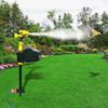 Solar Powered Motion Activated Animal Repeller With PIR Sensor 360° Water Spray Sprinkler For Deer Dog Cat Bird Deterrent Garden Use