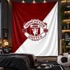 Wall Hanging Tapestry Manchester United FC Print Cloth for Living Room Bedroom Home Decor
