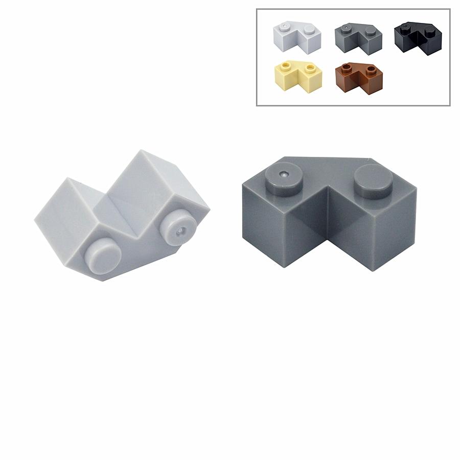 30pcs MOC Brick Parts 87620 Brick Wedge 2x2 Facet Compatible Building Block Particle DIY Assmble Kid Puzzle Brain Toy Gift