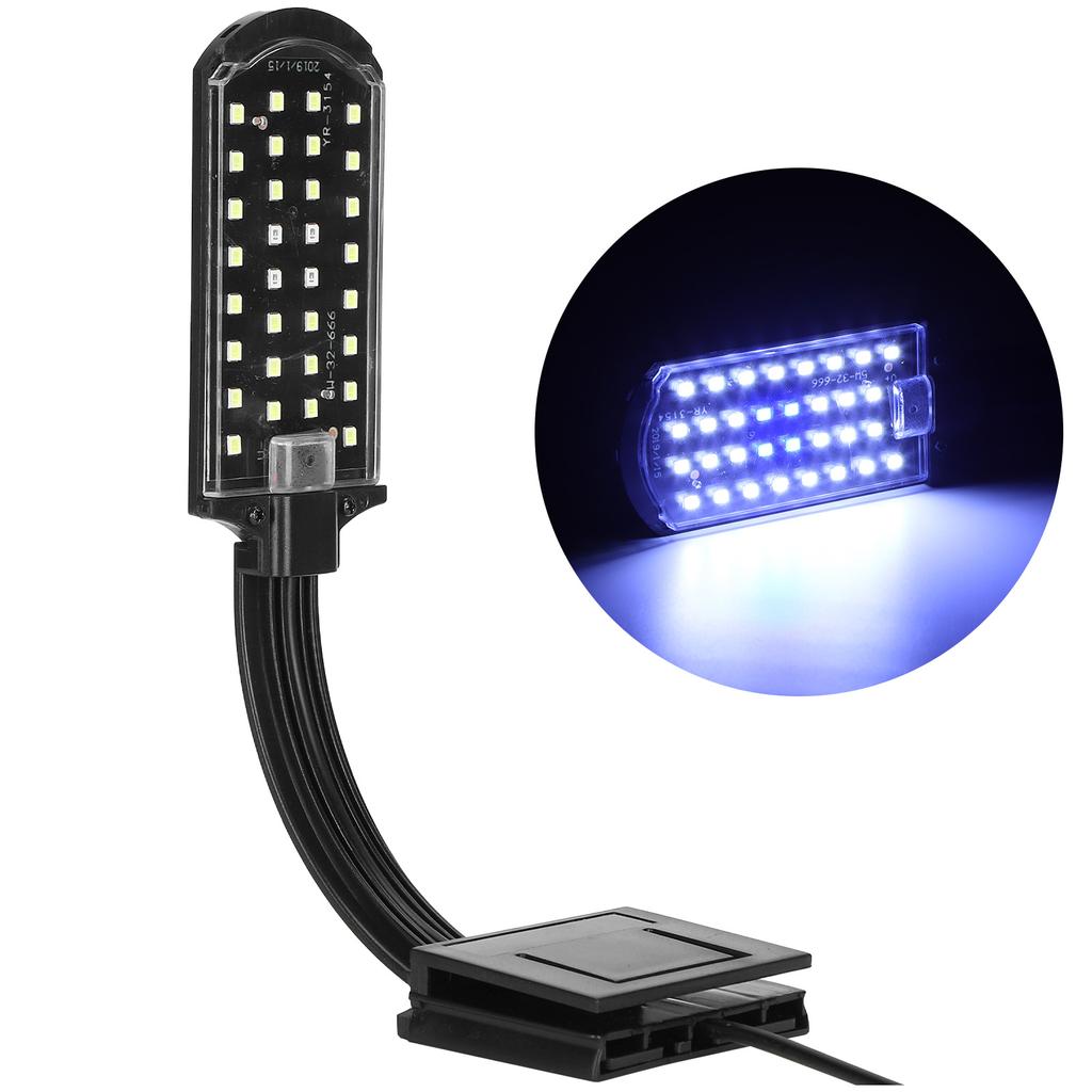 UltraThin Aquarium Lamp Clip Light LED Fish Tank Light 6MM Mini Thin Body