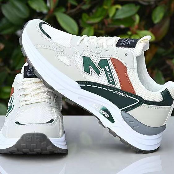 Men Running Shoes Comfortable Thick Soled 2025 Summer Sneakers for Men Wear-resistant Casual Shoes Running Male Sneakers