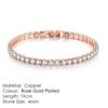 Women's Gold-Plated Zircon Tennis Bracelet - Full Diamond Design, Model S5650