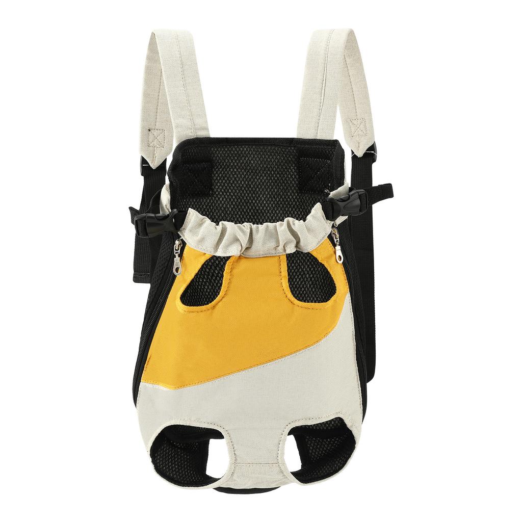 Cross-border wholesale pet backpack going out portable chest four-legged backpack dog cat travel breathable soft bag