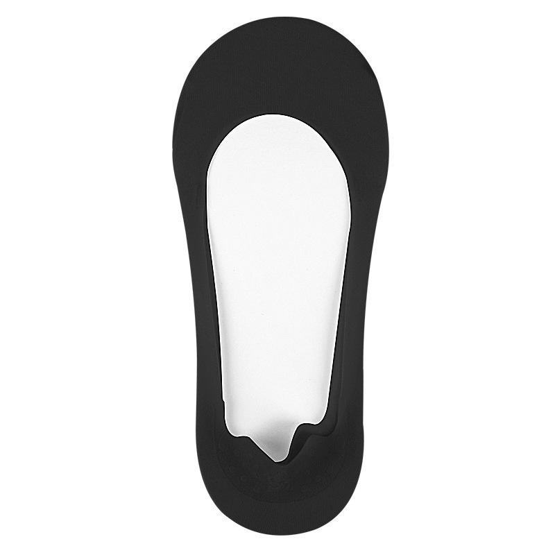 Summer Women's Arch Boat Socks Crescent Sponge Pad Shock Absorption and Pressure Relief Arbitrary Cutting Invisible Anti-slip Shallow Socks