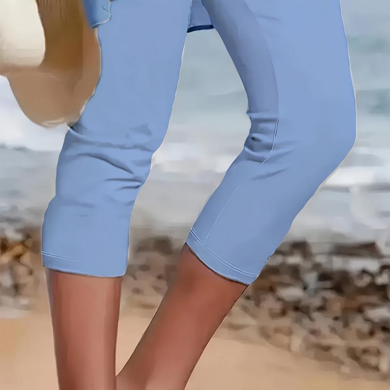 

Solid Color Naked Feeling Leggings M 98647 M синий