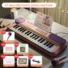 Year Pink Piano Toy For Girls 37 Key Portable Electronic Keyboard With Microphone Birthday