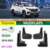 Toyota RUSH 2018-2022 Mudguards for Front & Rear Tires - Car Accessories & Leather Tiles