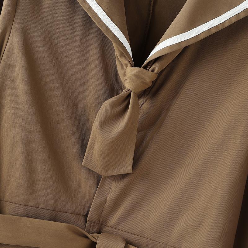 INCERUN Oversized Autumn Men Sailor Collar Long Sleeve Windbreaker Long Pants Casual Two Pieces Sets Outfits