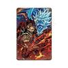 Classic Pop Anime Demon Slayer Kyojuro Rengoku Art Poster Metal Tin Sign Plaque Wall Plates for Living Room Modern Home Decor