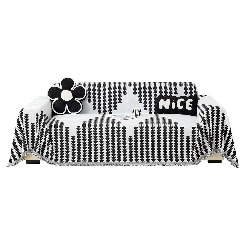 Chenier Sofa Towel Cover, Simple and High-end One-piece Sofa Cushion Cover Blanket, All-inclusive Sofa Cover for All Seasons