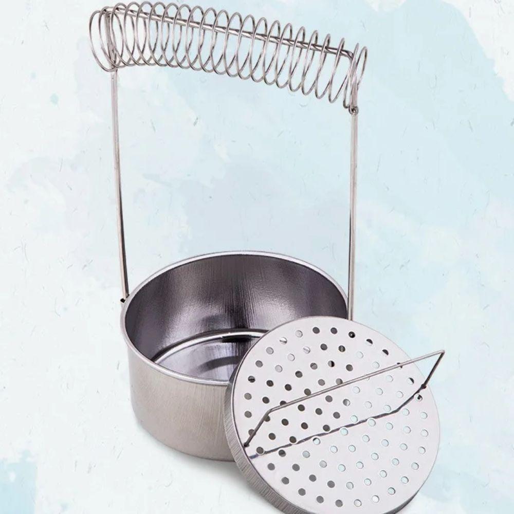 with Wash Tank Artist Brush Washer Stainless Steel Brush Wash Pot Paint Brush Holder School