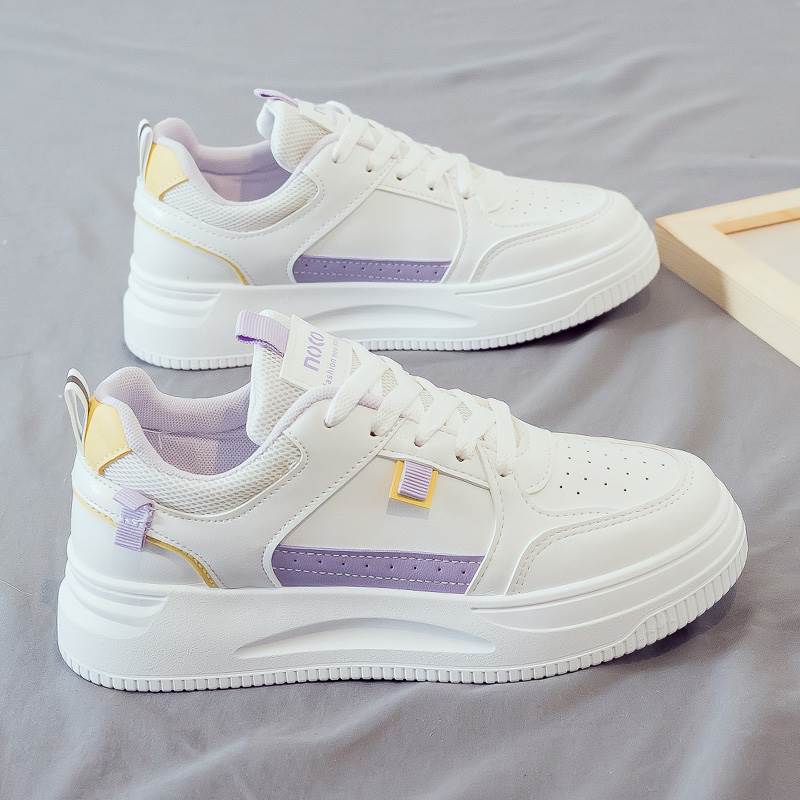 

2025 осень новые белые туфли женские универсальные спортивные для отдыха весна и осень папины кроссовки плоская подошва обувь интернет-знаменитость взрыв 40