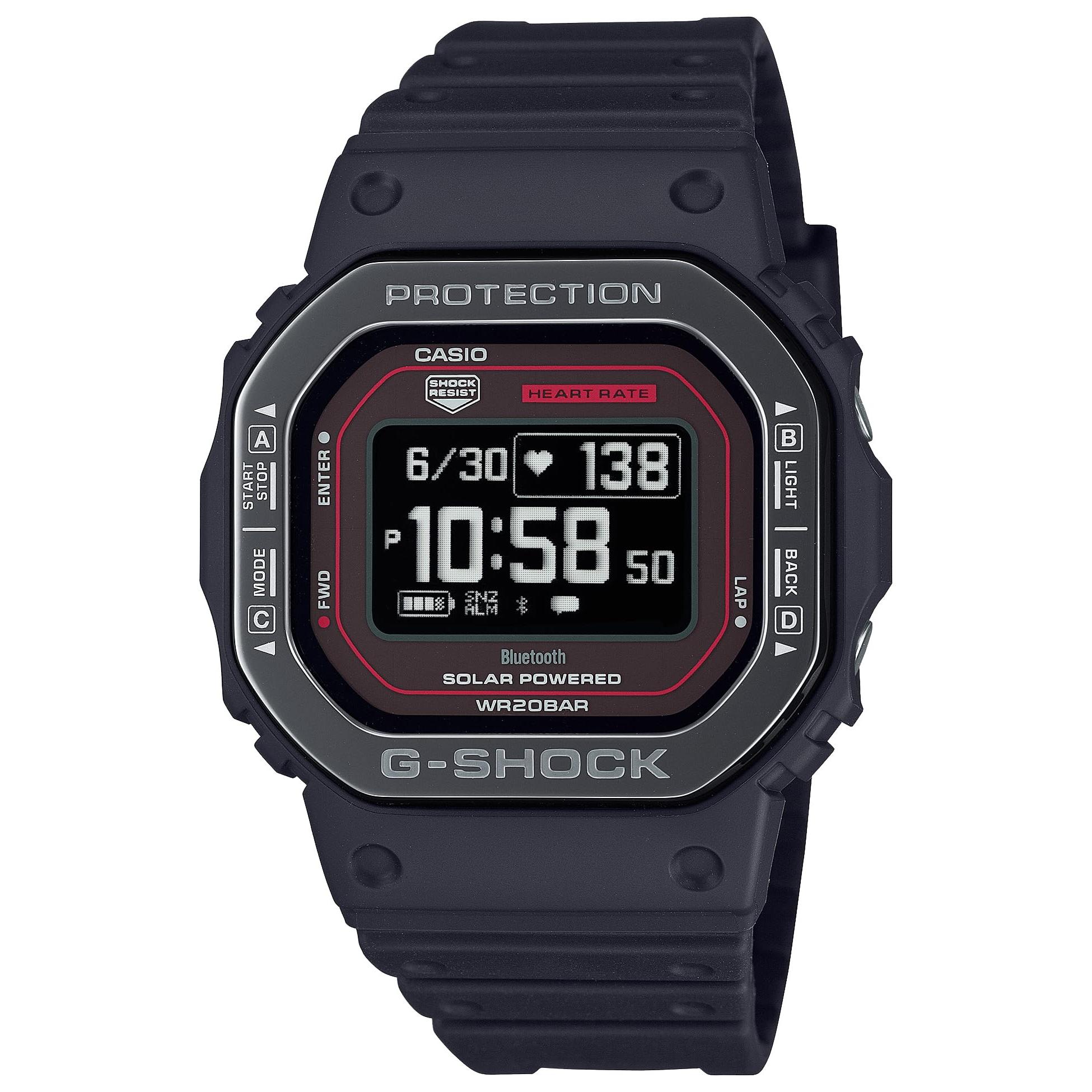 

[Casio] G-Shock G-SQUAD Heart Rate Monitor Men s Watch, Bluetooth, Black, DW-H5600MB-1A4JR, Japan Edition