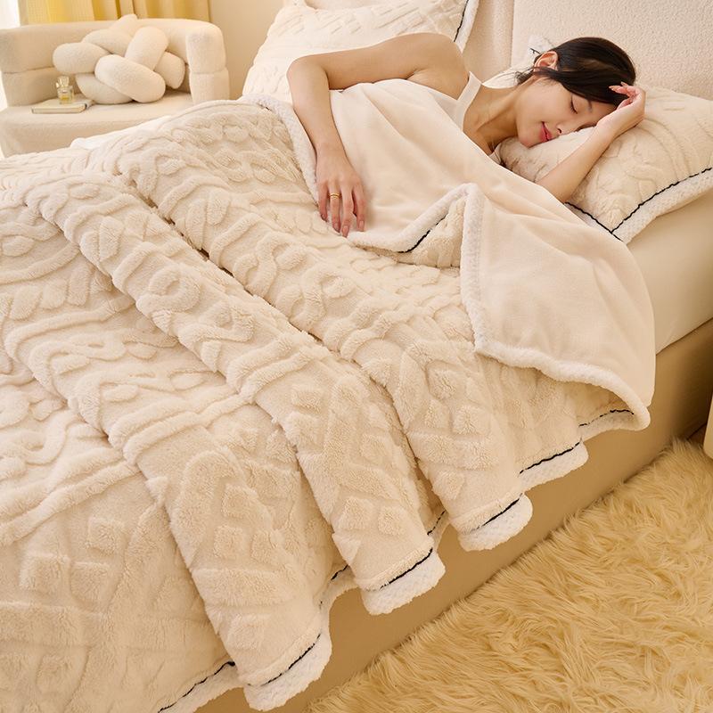 Winter Thick Tafu Velvet Milk Velvet Blanket