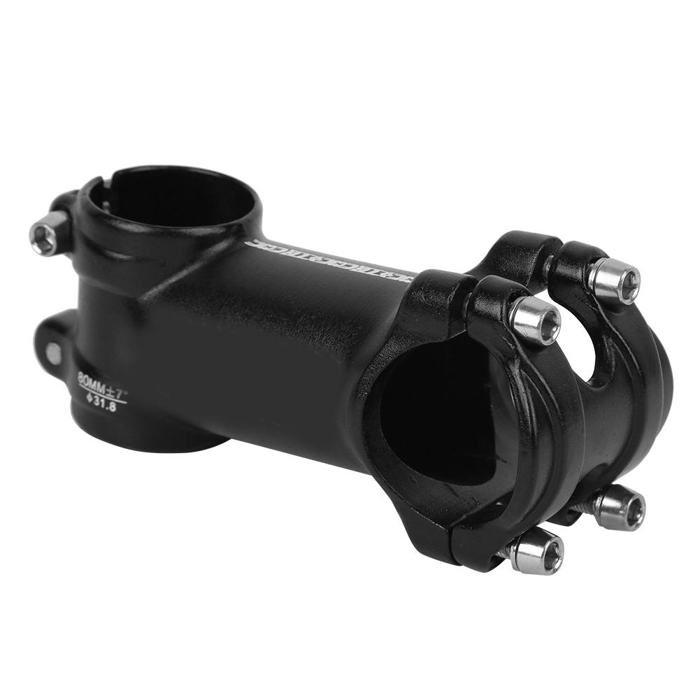 High Strength Black Aluminium Alloy Simple Generous Safer Riding Road Bike Stem Mountain Bicycle Cycling
