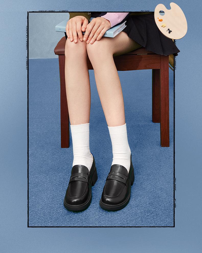 Tianmei Yi 2024 Spring New Shopping Mall Same Style Women's Music Fu Shoes CNG11AA4