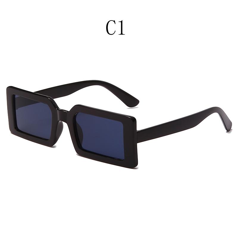 

1/2/3/6PCS New Trend Summer Outdoor Travel Sun Shades Eyewear Women Men New Vintage Rectangle Sunglasses UV400 Sun Glasses