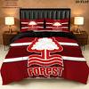 Nottingham Forest Pattern Bedding Quilt Set  Home Decoration  Gift (1 * duvet cover + 2 * pillowcase  without core)