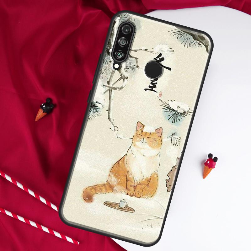 

Японская кошачья культура Эстетичное искусство Для Huawei Nova 8i 7i 11i 12i 12s 9 10 SE Y90 Y60 Y70 Y72 Y61 Y91 P30 P40 Lite P60 Pro Чехол Huawei Nova Y90