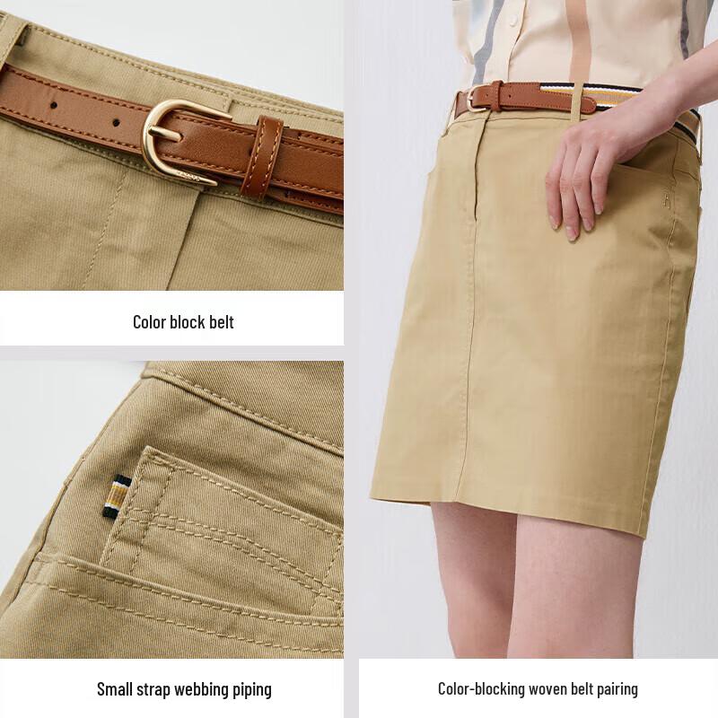 HAZZYS Women's H-Line Basic Mini Skirt