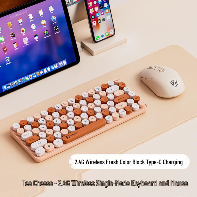 Bluetooth Wireless Keyboard & Mouse: Multi-Device, Rechargeable, Silent, Portable for Computers, Laptops, Tablets, Phones.