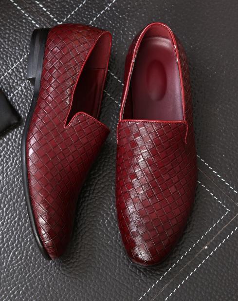 

Модная кожаная обувь для мужчин, платформа, натуральная кожа, обувь больших размеров, высокое качество, дизайнерская, формальная, на платформе, повседневная, уличная 37 красный