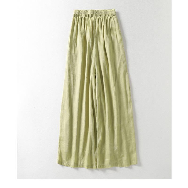 The New High-waisted, Breathable Wide-leg Pants Are Loose and Have A Good Drape