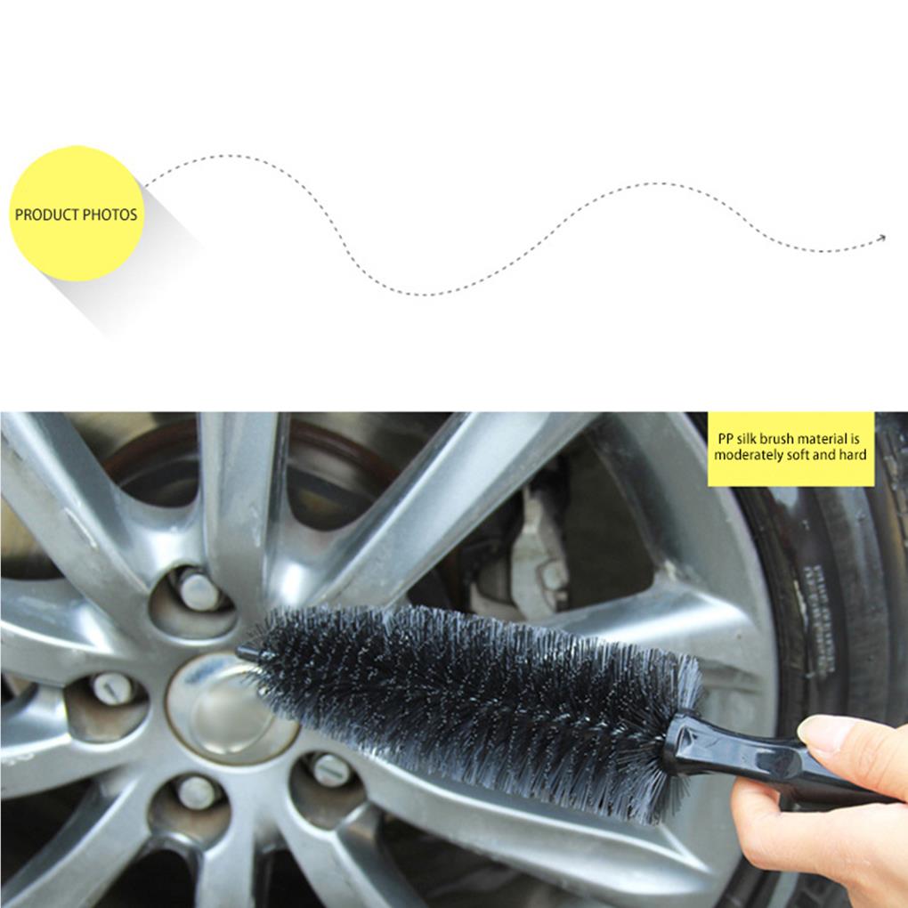 Car Tire Cleaning Brush Rim Brushes Interior Tools Wheel Grooming Tool