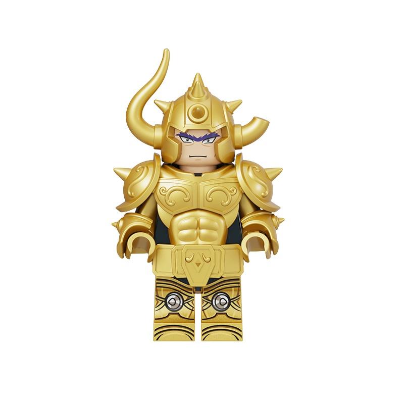 Бренд High Pg8299+8300 Аниме Серия Saint Seiya Двенадцать Созвездий Конструктор Игрушки Taurus Aldebaran