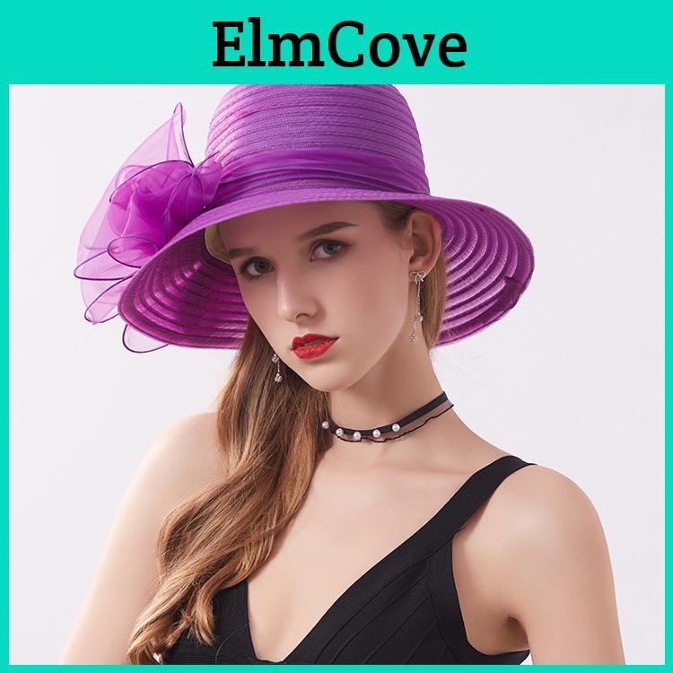Sun Protection Wide Brim Hat With Butterfly Bow For Summer Outdoor Travel Womens Fashion