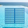 Pool Skimmer Net Kit 16.5"x13" Mesh Filter Screen with Telescopic Rods Elastic Ropes Leaf Catcher Skimmer Spring Action Net System Prevent Clogs for