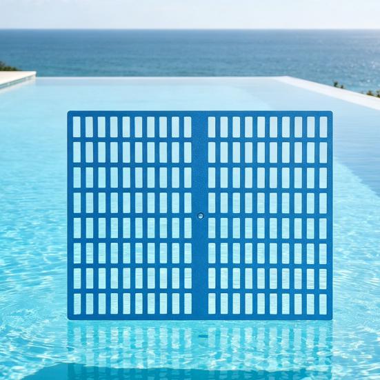 Pool Skimmer Net Kit 16.5"x13" Mesh Filter Screen with Telescopic Rods Elastic Ropes Leaf Catcher Skimmer Spring Action Net System Prevent Clogs for